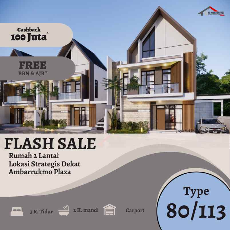 dijual rumah jalan ring road selatan