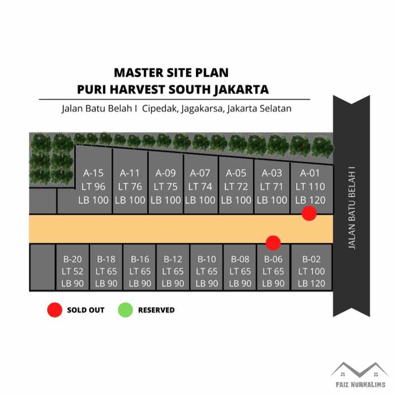 dijual rumah jl batu belah i no 94 rw 4