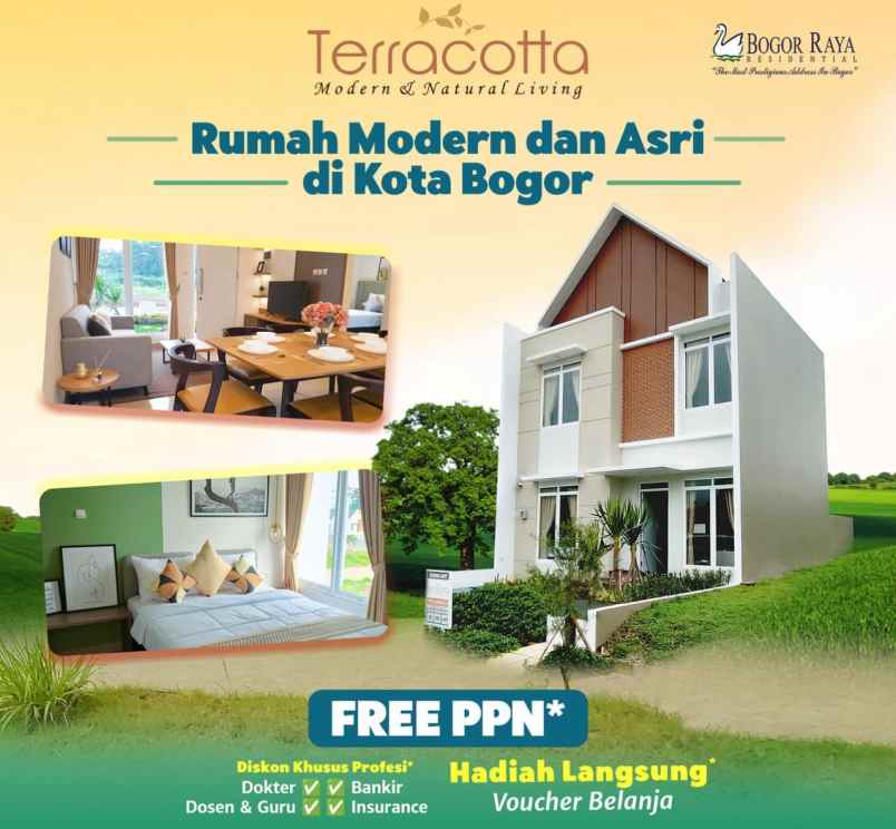 dijual rumah jl cimahpar sukaraja bogor