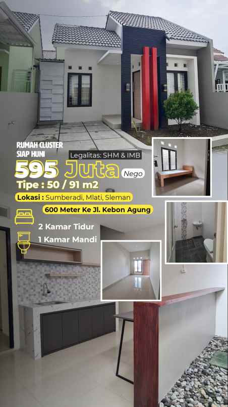 dijual rumah jl kebon agung