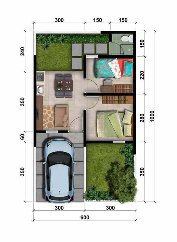 dijual rumah jl poros nasional