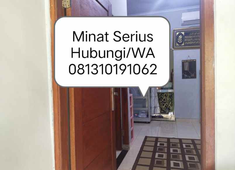 dijual rumah jl ranco indah dalam no 58