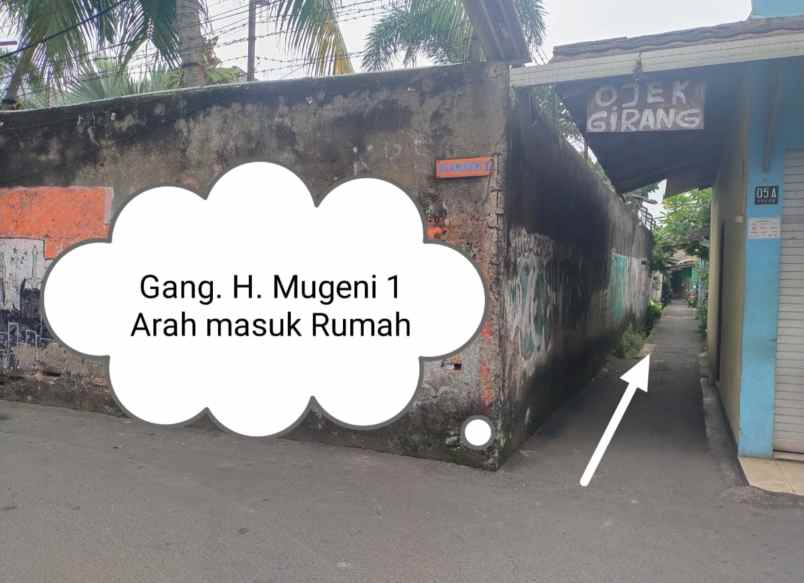 dijual rumah jl ranco indah dalam no 58