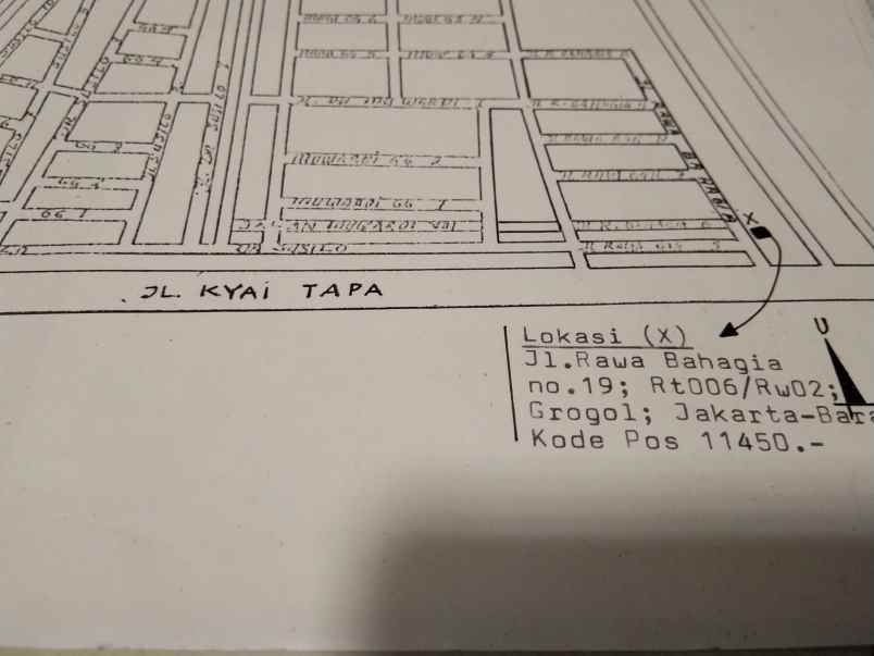 dijual rumah jl rawa bahagia raya no 19