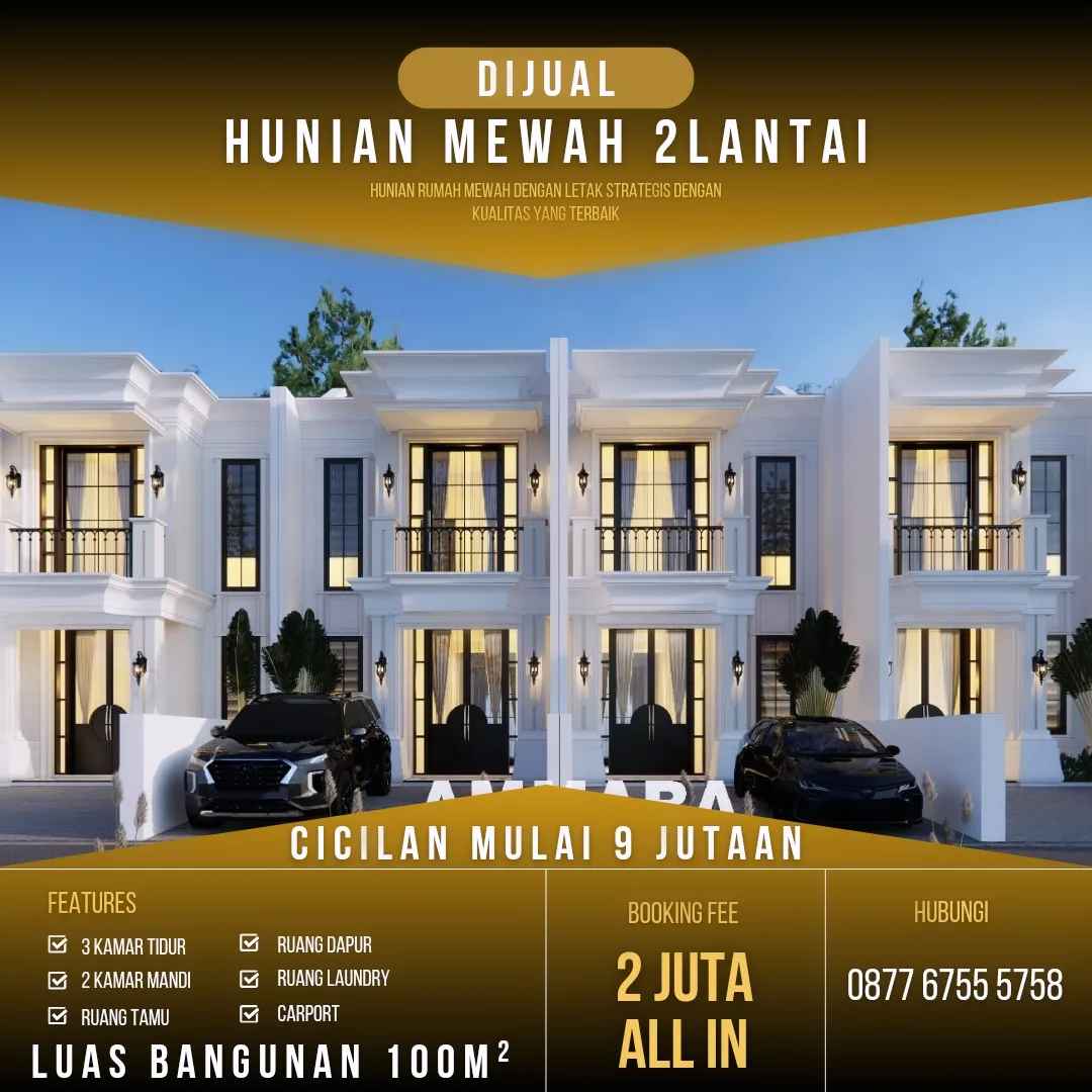 dijual rumah jl raya cilodong kalimulya