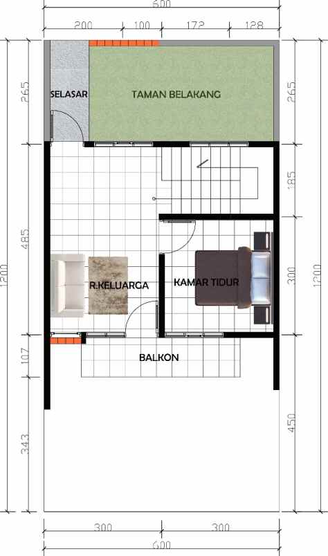 dijual rumah jl sindangwangi cicalengka