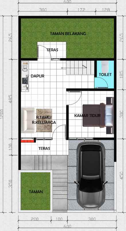 dijual rumah jl sindangwangi cicalengka