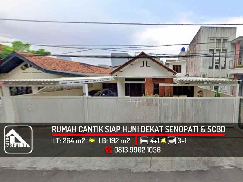 dijual rumah kebayoran baru jakarta selatan
