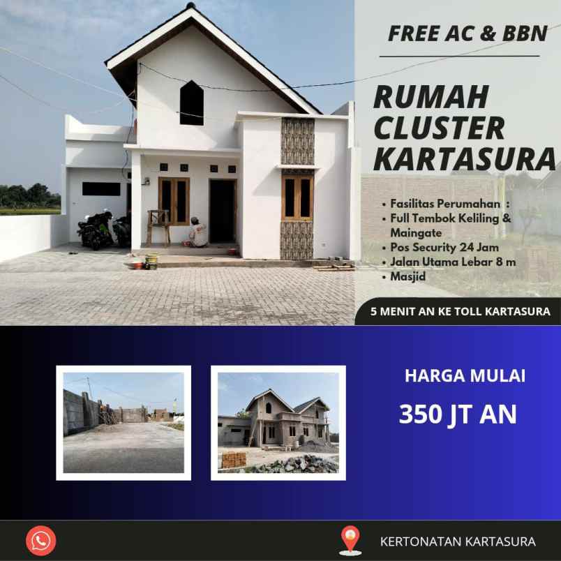 dijual rumah kertonatan kartasura