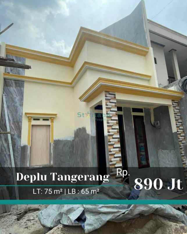 dijual rumah komplek deplu