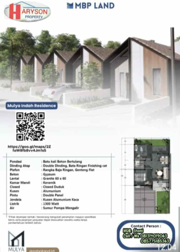 dijual rumah murah dan modern