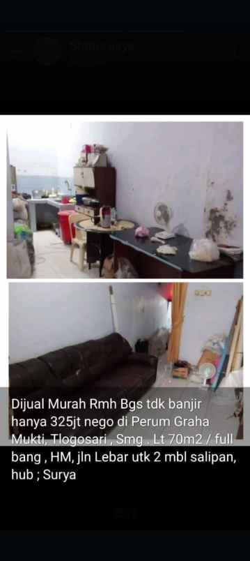 dijual rumah perumahan graha mukti