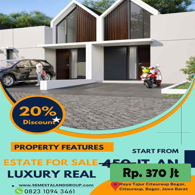 dijual rumah perumahan green semesta city