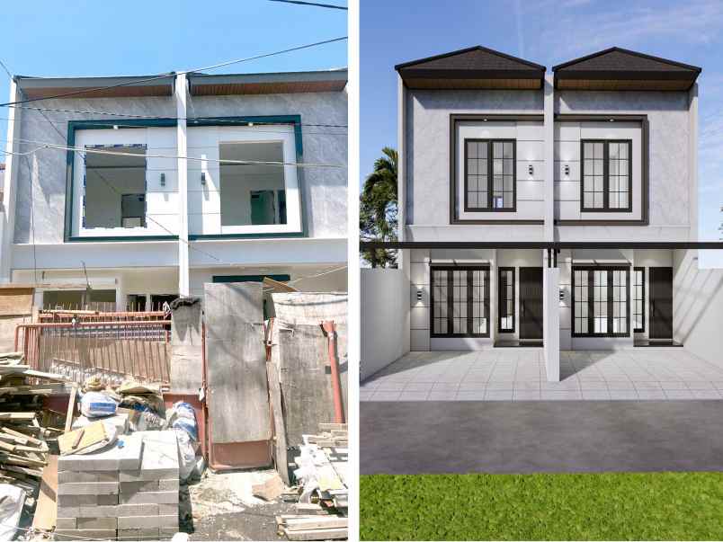 dijual rumah perumahan wisma mukti