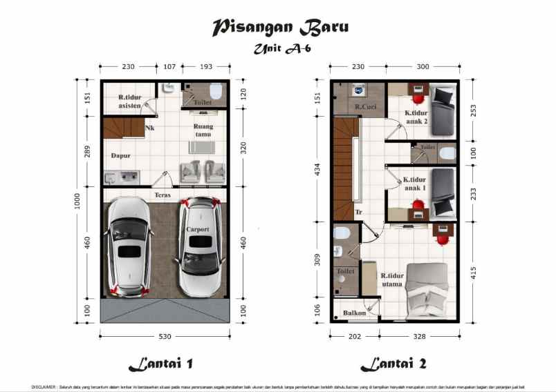 dijual rumah pisangan matraman