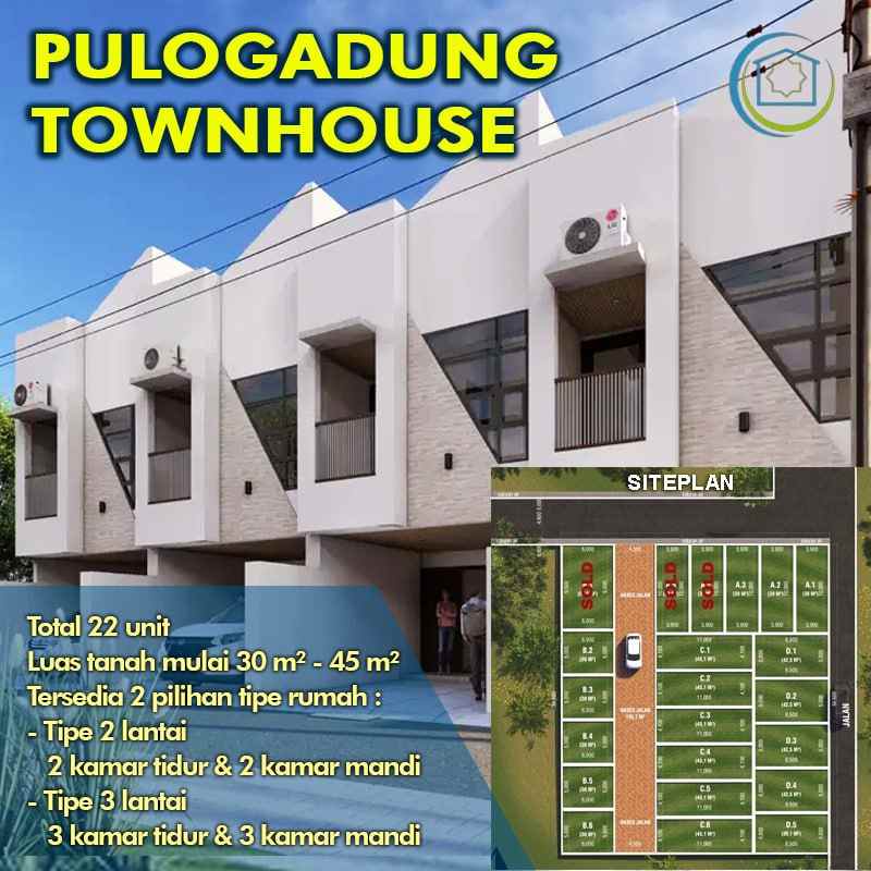 dijual rumah pulo gadung