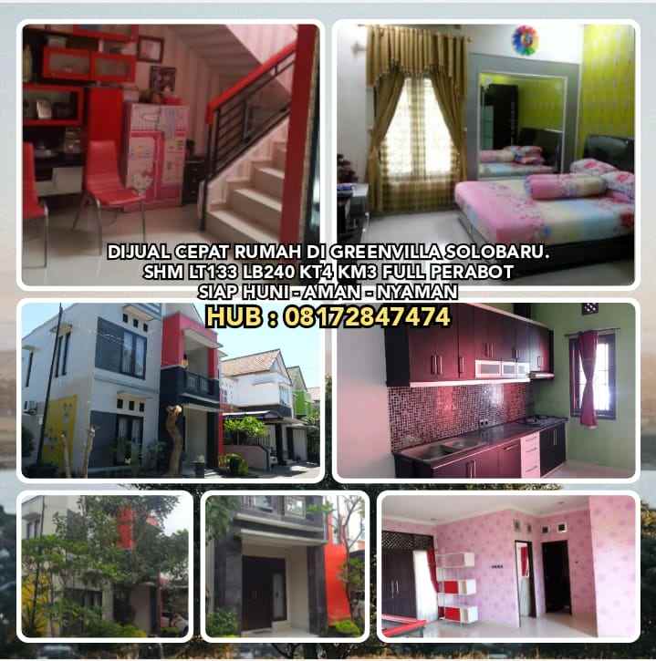 dijual rumah solobaru sukoharjo