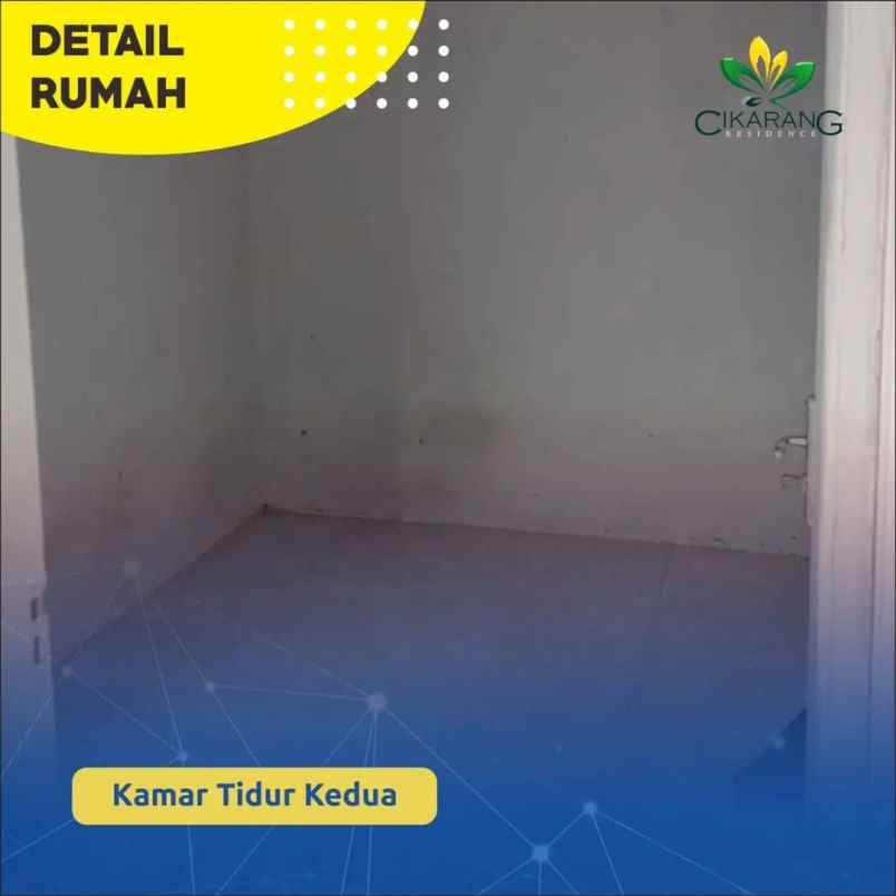 dijual rumah subsidi rasa cluster di cikarang utara