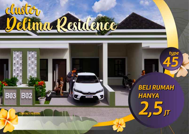 dijual rumah sumber jaya