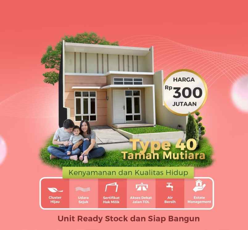 dijual rumah taman mutiara