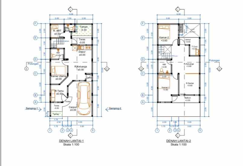 dijual rumah town house