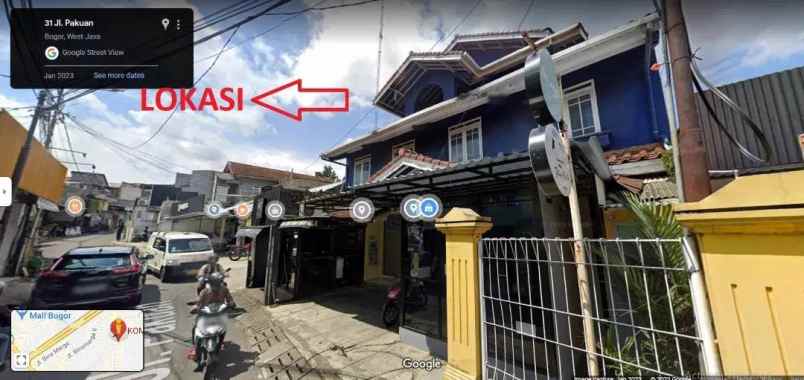 dijual rumah usaha kos an dan kios bogor kota