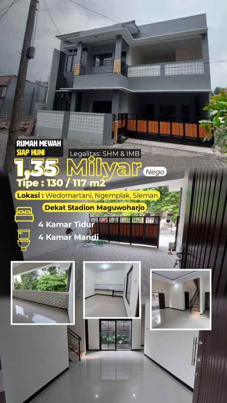 dijual rumah wedomartani