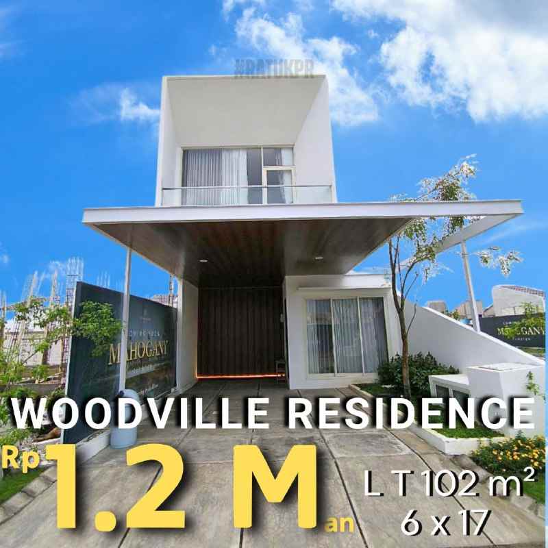 dijual rumah woodville residence