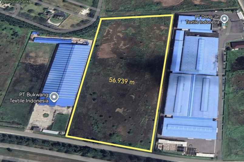 dijual tanah artha hill industrial