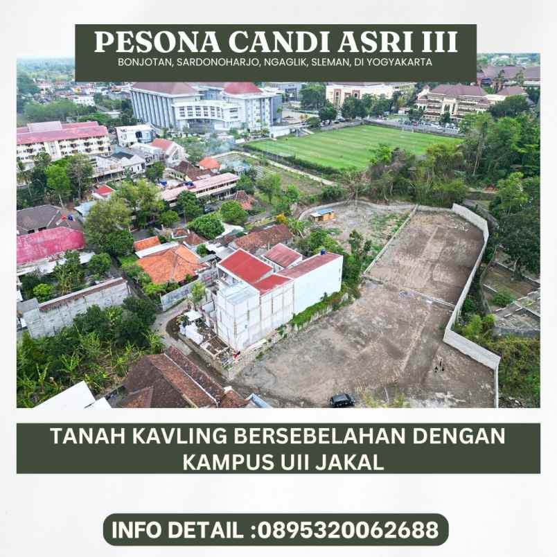 dijual tanah bonjotan sardonoharjo