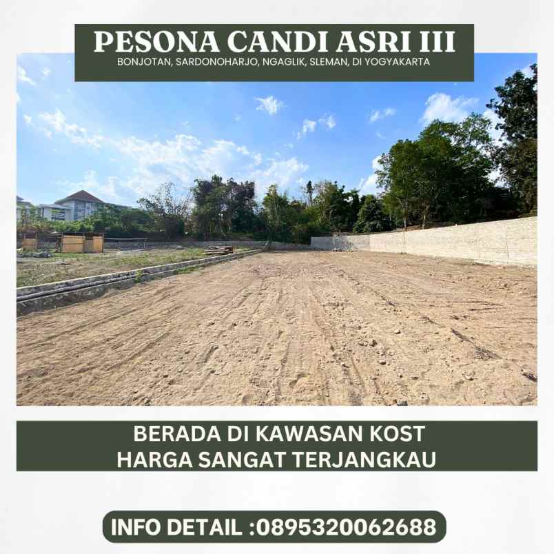 dijual tanah bonjotan sardonoharjo