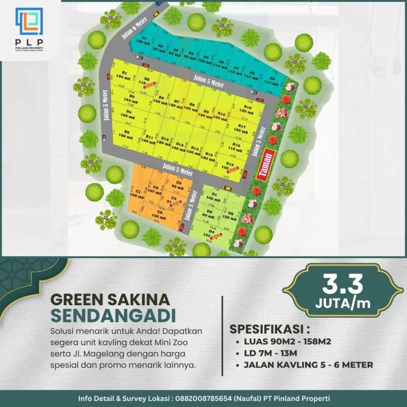 dijual tanah duwet sendangadi melati