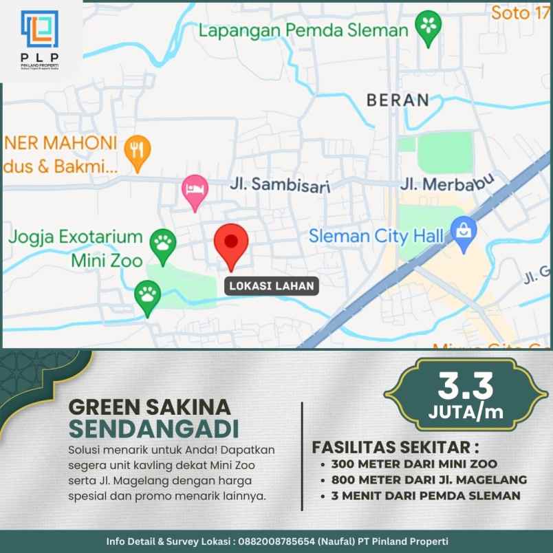 dijual tanah duwet sendangadi melati