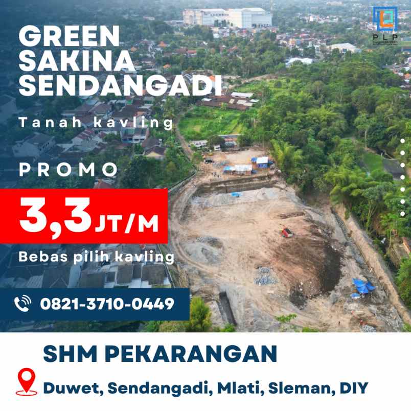 dijual tanah duwet sendangadi mlati