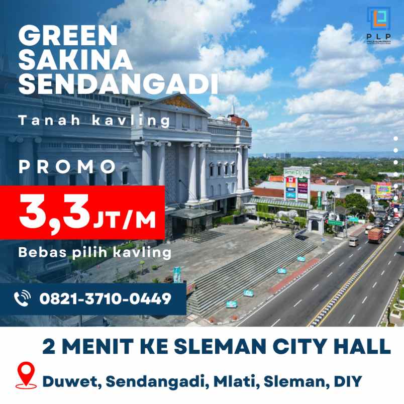 dijual tanah duwet sendangadi mlati