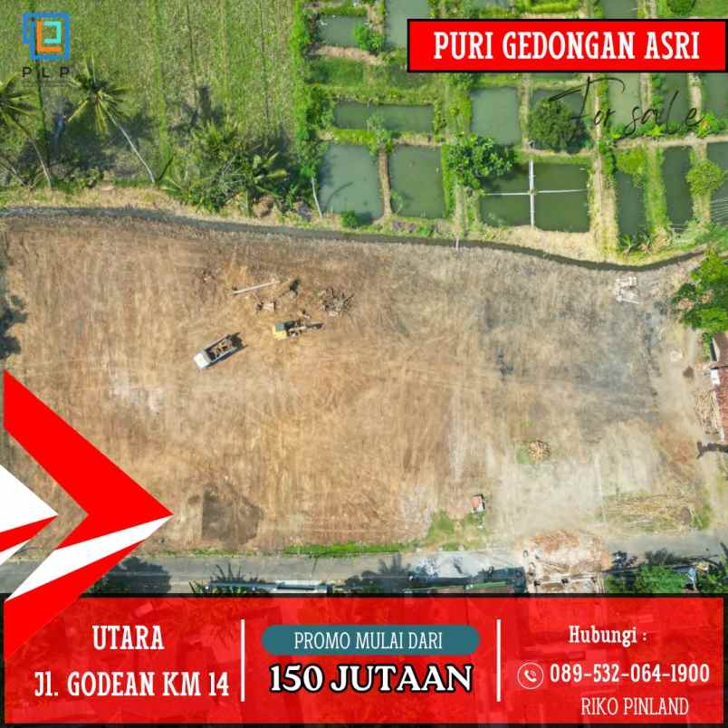 dijual tanah gedongan sumberagung