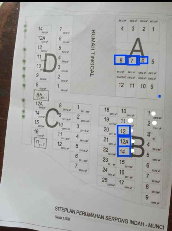 dijual tanah jalan anggrek setu serpong