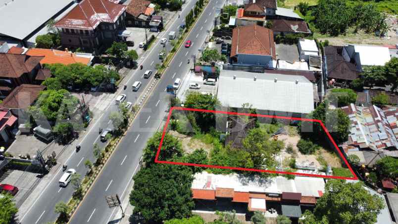 dijual tanah jalan bypas ngurah rai sanur dekat mcd