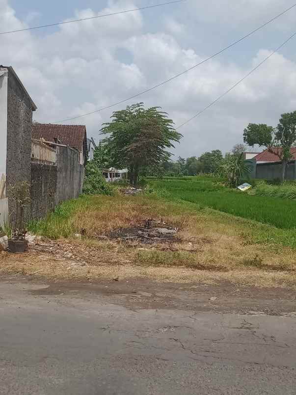 dijual tanah jalan raya cangkringan