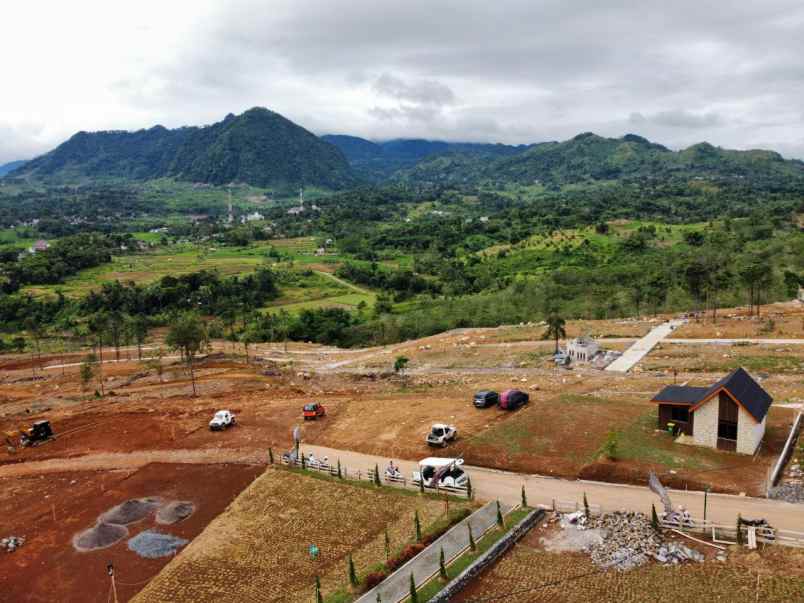 dijual tanah jalan raya sukamakmur jonggol