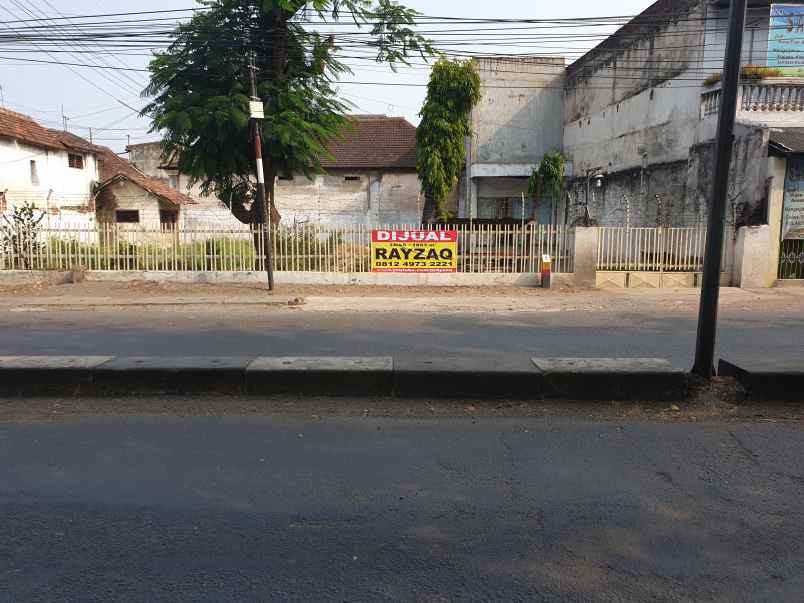 dijual tanah jalan raya untung suropati