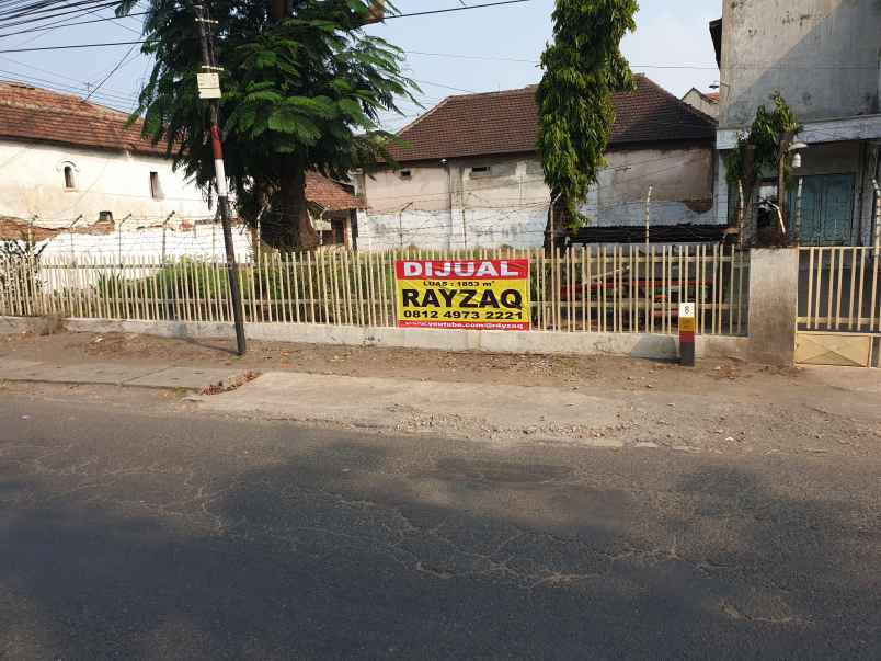 dijual tanah jalan raya untung suropati