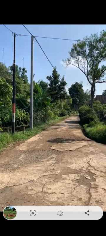 dijual tanah jl boma lembang pamulihan