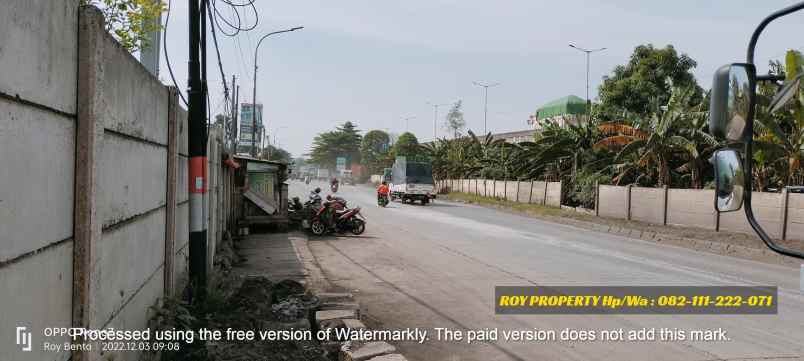 dijual tanah jl cakung cilincing raya