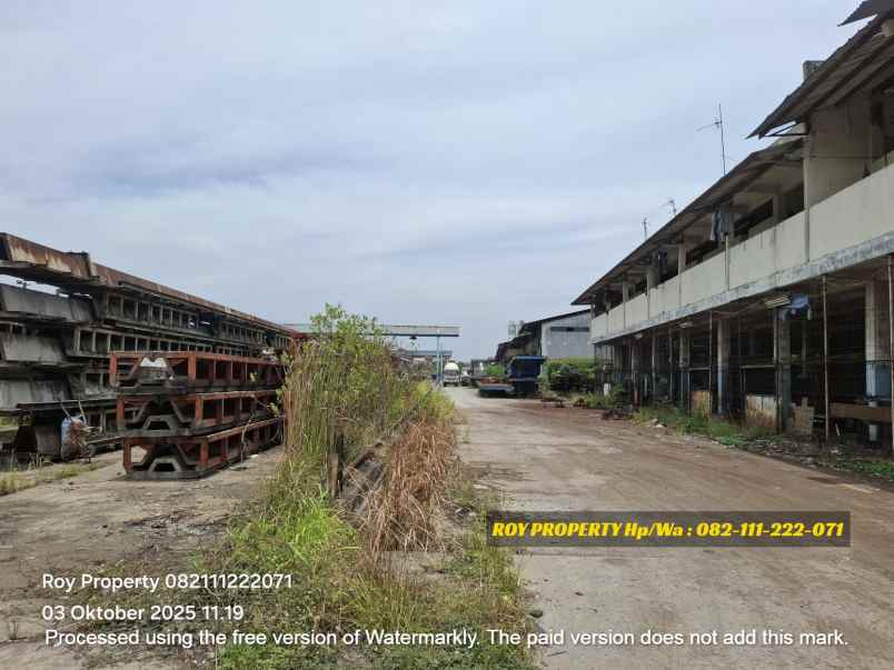 dijual tanah jl cakung cilincing raya