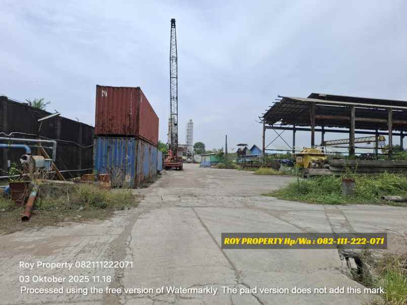 dijual tanah jl cakung cilincing raya