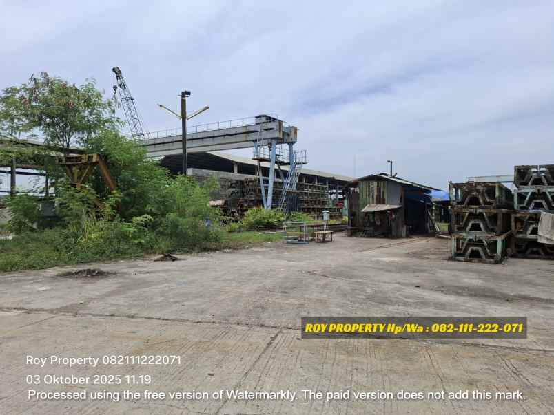 dijual tanah jl cakung cilincing raya