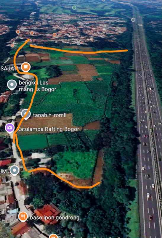 dijual tanah jl cimahpar