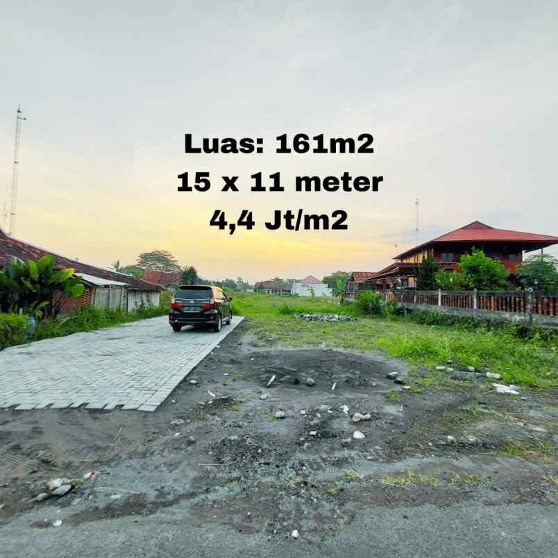 dijual tanah jl damai lojajar