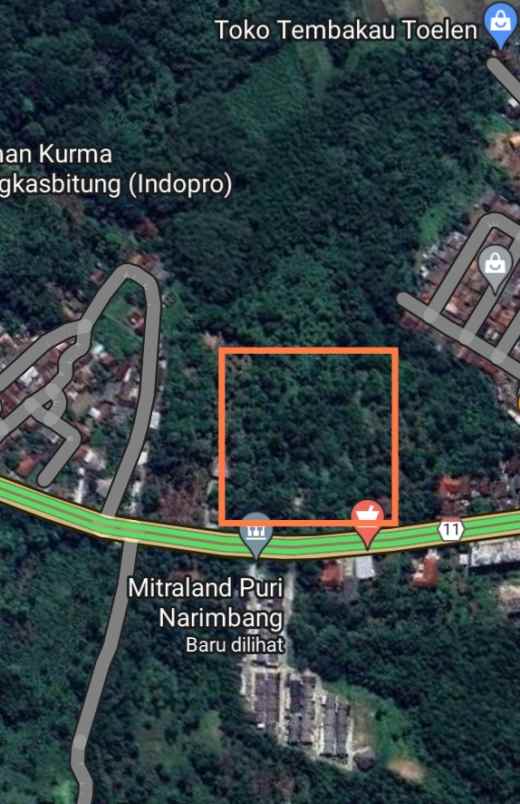 dijual tanah jl jendral sudirman